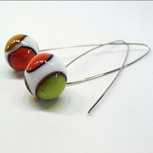 Design ball earrings
