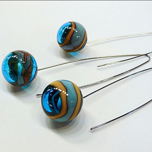 Design ball earrings