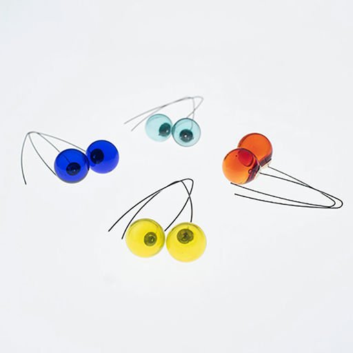 Simple ball earrings