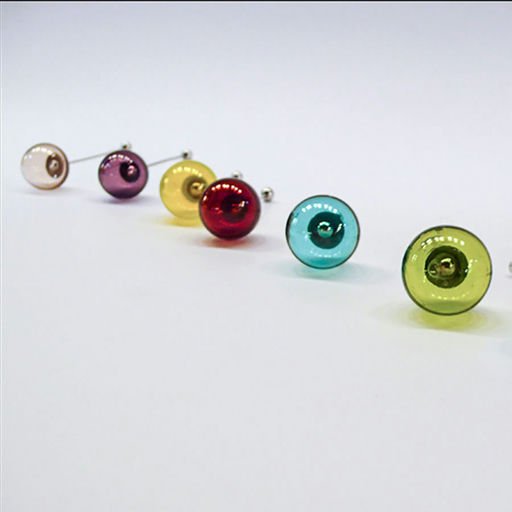 Simple ball piercing earrings 2