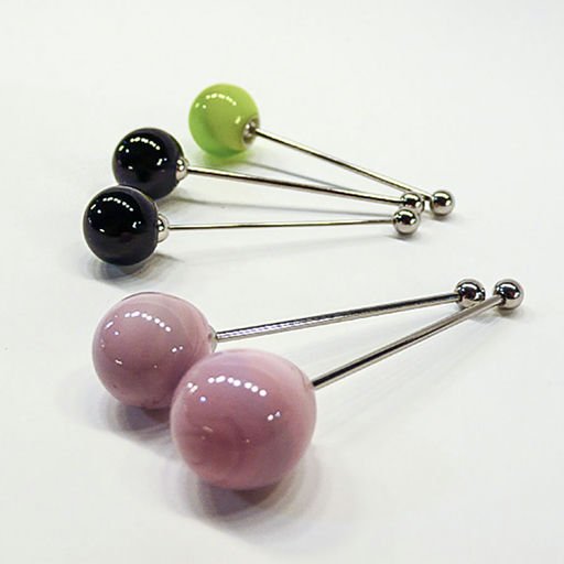 Simple ball piercing earrings